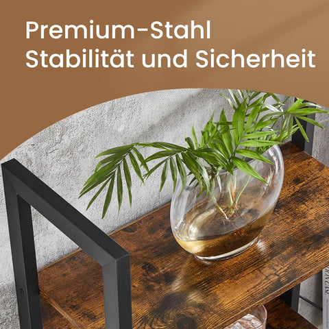 Rootz Bookcase - Standing Shelf - Metal Frame Shelf - 14 Spacious Shelves - Sturdy Structure - 158cm x 24cm x 166cm