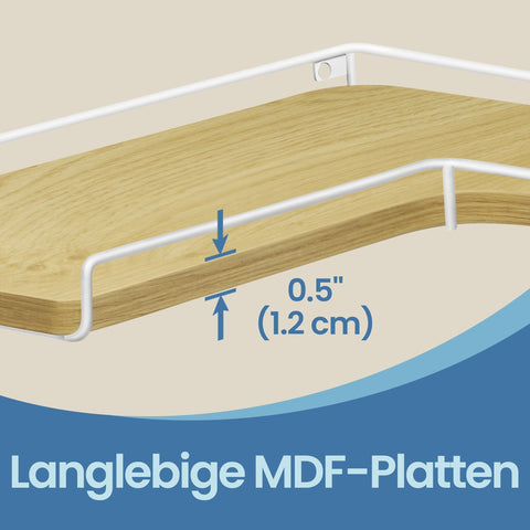 Rootz L-Shaped Corner Shelf 2 Set - Wall Shelf - Display Shelves - Saves Space - 40cm x 29cm x 14cm