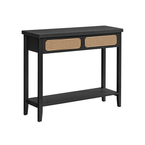 Rootz Console Table - Hallway Table - Entryway Table - MDF Chipboard PVC - 30cm x 100cm x 80cm - Ideal for Small Spaces