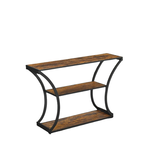 Rootz Flurt Console Table - Hallway Table - Entryway Table - Space-Saving Design - 120cm x 30cm x 80cm