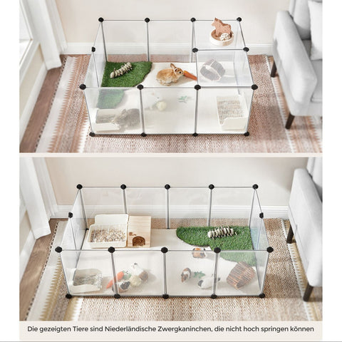 Rootz White Storage Cube Organizer - Plastic Storage Unit - Modular Storage System - PP and ABS Material - Lightweight - 125cm x 63cm x 42cm