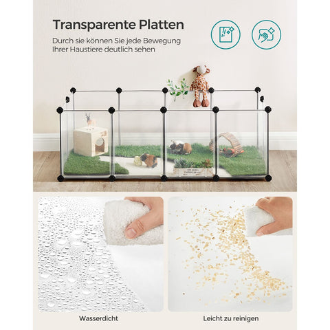 Rootz White Storage Cube Organizer - Plastic Storage Unit - Modular Storage System - PP and ABS Material - Lightweight - 125cm x 63cm x 42cm