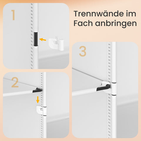 Rootz 10 Compartment Shoe Shelf - Shoe Cabinet - Shoe Organizer - ABS & PP Plastic - Steel Frame - 32x82x152cm - Space-Saving Solution