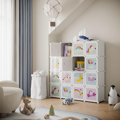 Rootz Shelf System - Cube Shelf - Storage Organizer - Keep Chaos in Check - 123cm x 31cm x 123cm