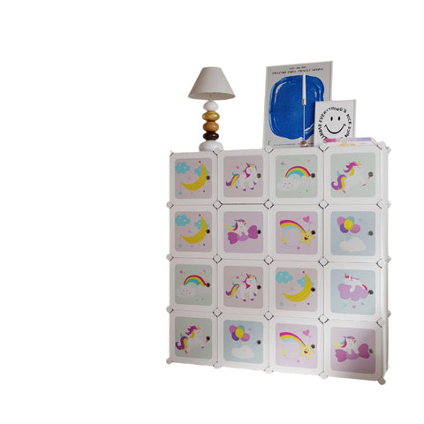 Rootz Shelf System - Cube Shelf - Storage Organizer - Keep Chaos in Check - 123cm x 31cm x 123cm