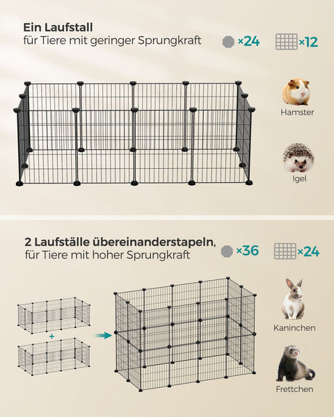 Rootz Black Metal Grid Storage Organizer - Wire Grid Rack - Grid Panel Organizer - Durable ABS Plastic - Versatile Storage Solution - Easy Assembly - 123cm x 63cm x 41cm