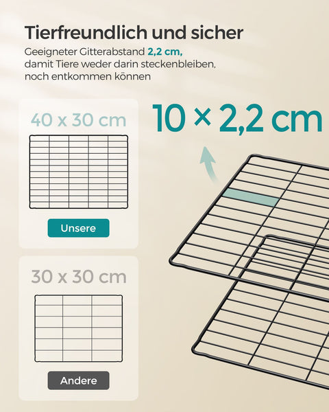 Rootz Black Metal Grid Storage Organizer - Wire Grid Rack - Grid Panel Organizer - Durable ABS Plastic - Versatile Storage Solution - Easy Assembly - 123cm x 63cm x 41cm