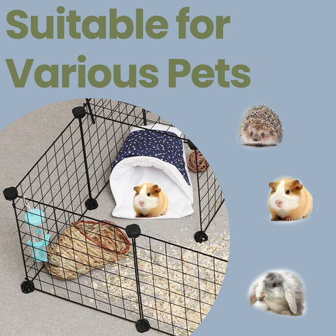 Rootz Pet Playpen - Pet Playground - Outdoor Enclosure - Spacious & Secure - 143cm x 73cm x 46cm - Metal & Plastic - Easy Assembly