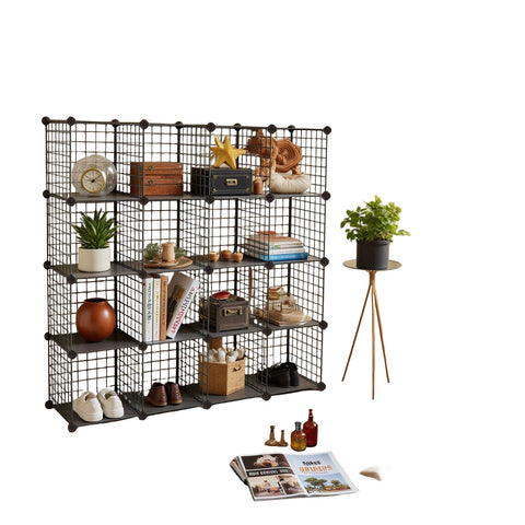 Rootz Modular Storage Shelf - Organizational Unit - Versatile Shelving - Durable & Adaptable - 123cm x 31cm x 123cm