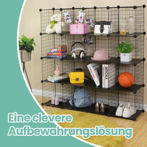 Rootz Modular Storage Shelf - Organizational Unit - Versatile Shelving - Durable & Adaptable - 123cm x 31cm x 123cm