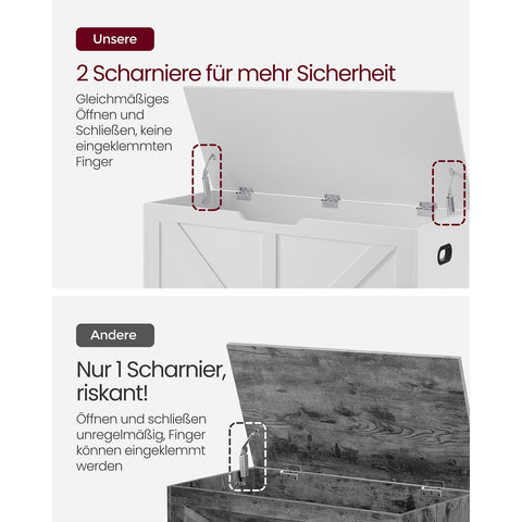 Rootz Schoenenbank met Zitting - Ingangsbank - Opbergbank - Spaanplaatmateriaal - 40cm x 100cm x 46cm - Mat Wit - 136kg Draagvermogen - Schoenenopbergoplossing