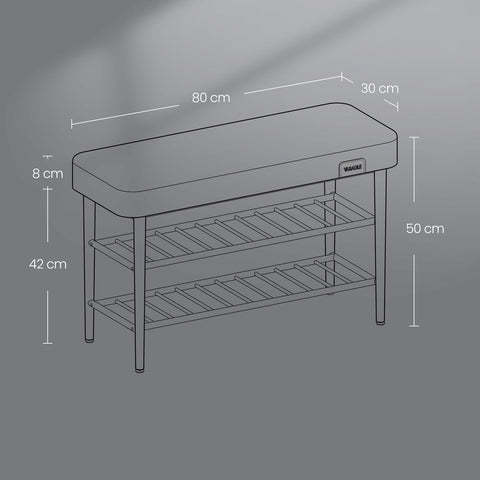 Rootz Portable Storage Rack - Organizer Shelf - Space Saver - Green - Durable Use - 30t x 80b x 50h cm
