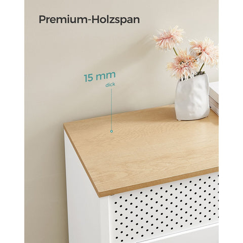 Rootz Storage Cabinet - White Cabinet - Chipboard Steel - Spacious Storage - Sturdy Construction - Easy Assembly - 40cm x 80cm x 76cm