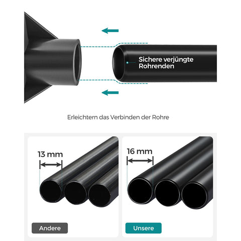 Rootz Fabric Cabinet - Wardrobe Organizer - Storage Unit - Non-Woven Fabric - Metal Tube - PP Plastic Connector - Sage Green - 45cm x 150cm x 175cm