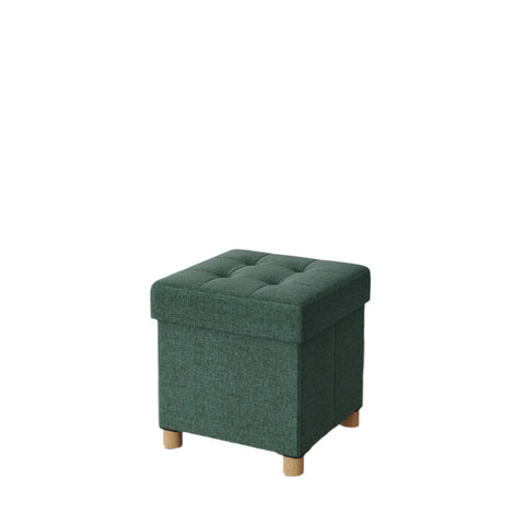 Rootz Seat Stool with Storage Space - Small Foldable Bench - Compact Storage Unit - 37L Capacity - 38.1cm x 38.1cm x 40.1cm