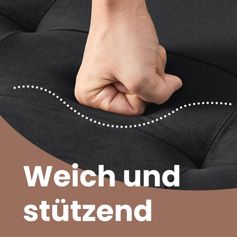 Rootz Velvet Storage Seat - Foldable Seating Chest - Soft Velvet Ottoman - 89L Capacity - 38 x 76 x 38 cm