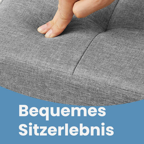 Rootz Foldable Seat Chest - Storage Box - Stow Away Bench - Hidden Storage - 76cm x 38cm x 38cm