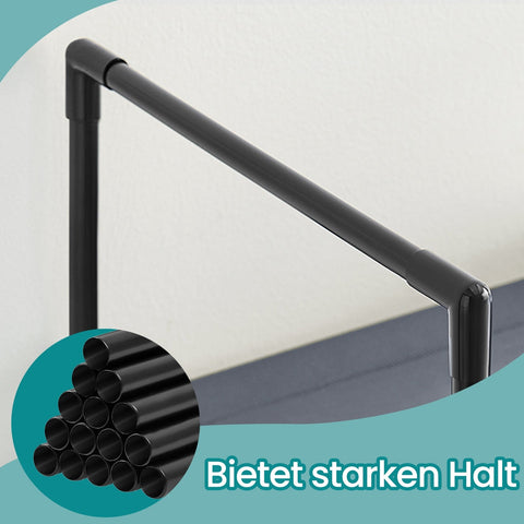 Rootz 10-Level Shoe Rack - Shoe Organizer - Footwear Shelf - Space Saving - 28cm x 45cm x 173cm