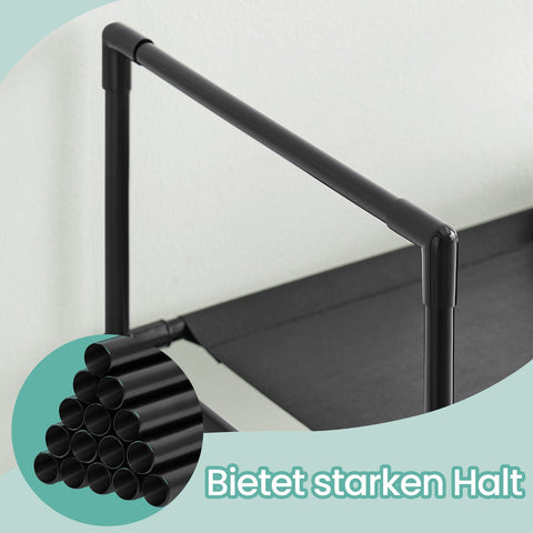 Rootz 10 Level Shoe Rack - Shoe Storage - Footwear Organizer - Metal Tubes - Space-Saving - 33 x 33 x 173cm