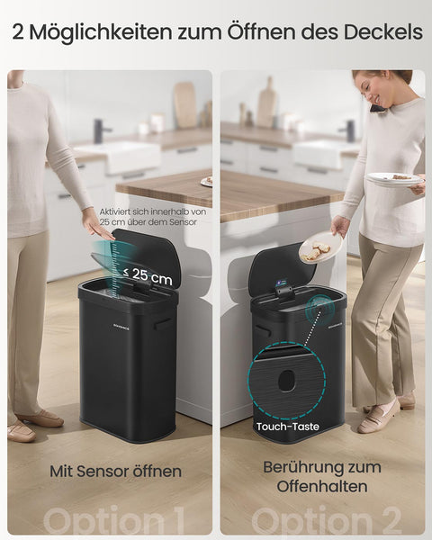 Rootz Mimmer - Grinder - Shredder - Durable Steel - 42.5 x 27.1 x 58.7 cm - Black