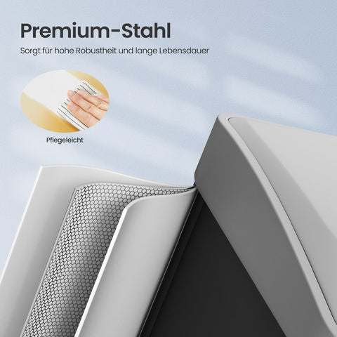 Rootz 3-in-1 Pedal Kitchen Bin - Recycling Bin - Trash Can - Hygienic Hands-Free - 46.5cm x 29.5cm x 65cm