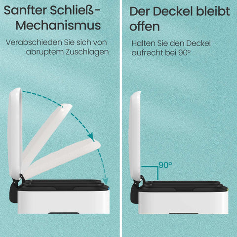 Rootz Garbage Separation System - Waste Bin - Trash Can - Durable Steel - 44.5 x 36 x 60 cm