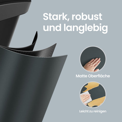 Rootz Garbage Separation System - Waste Bin - Kitchen Bin - 45L Capacity - 60.5 x 40.5 x 48.5cm - Steel & Plastic Construction