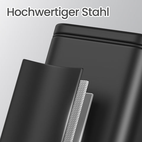 Rootz Black Cosmetic Bucket - Beauty Bin - Makeup Container - Durable & Compact - 38.4cm x 17cm x 35cm