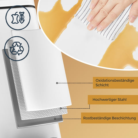 Rootz Cosmetic Bucket - Trash Bin - Waste Container - Compact Design - 38.4 x 17 x 35 cm