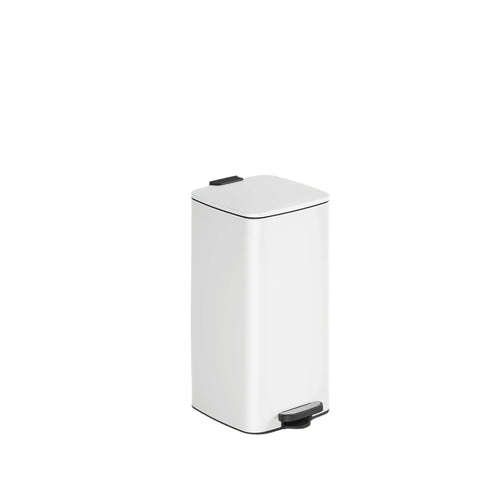 Rootz 30L Pedal Waste Bucket - Trash Can - Garbage Bin - Space-Saver Design - 34 x 28.5 x 54.4 cm