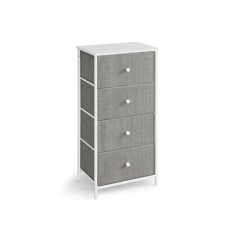 Rootz Storage Cabinet - Organizer - Chipboard Steel - Non-Woven Fabric - Lightweight - Spacious - Sturdy - 30cm x 45cm x 91.7cm