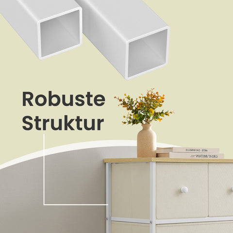 Rootz Brown Storage Cabinet - Organizer & Storage Unit - Wooden Chipboard & Steel - Safe & Tidy - 30cm x 56cm x 93cm