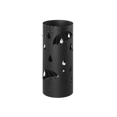 Rootz Umbrella Stand - Patio Stand - Outdoor Stand - Steel Construction - 17cm x 41cm - Lightweight - Easy Assembly - Black - 1.8kg