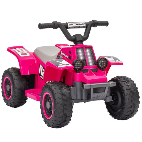 Rootz Quad Bike for Kids - Electric Ride-On - Children's Vehicle - Safety LED Lights - 70.5cm x 42.5cm x 46.5cm