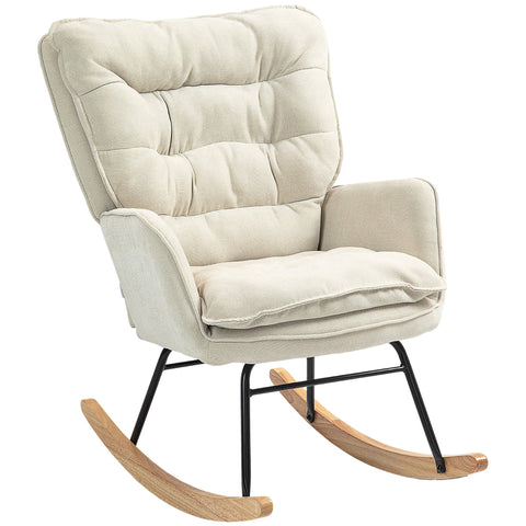 Rootz Rocking Chair - Swing Chair - Rocker - Enhanced Comfort - 71cm x 98.5cm x 97cm