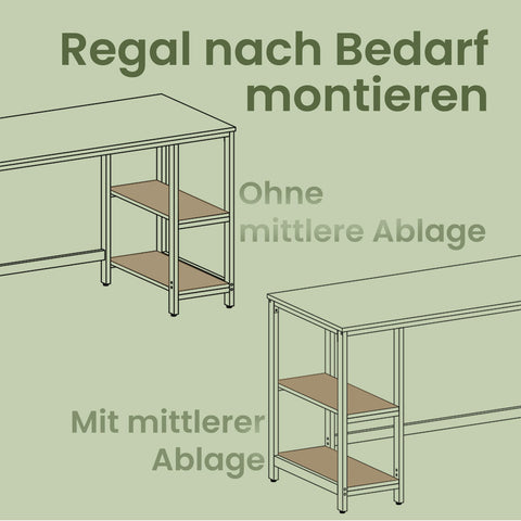 Rootz Computer Desk - Workstation - Office Table - Durable Wood & Steel - 50.1cm x 100.1cm x 76.1cm - White