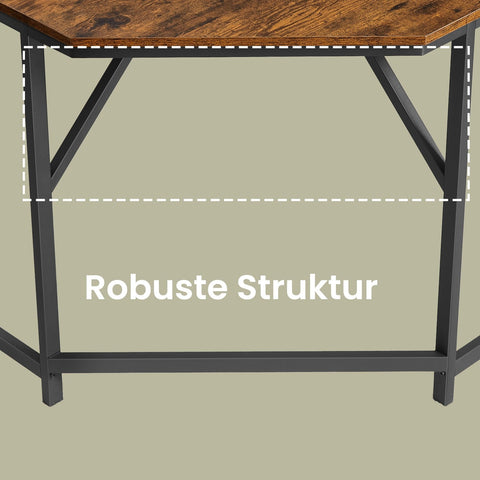 Rootz L-Shaped Desk - Gaming Table - Corner Desk - Space-Saving Design - 149cm x 149cm x 75cm