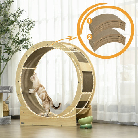 Rootz 8 Piece Cat Scratching Board - Scratching Mat - Cardboard Scratcher - Furniture Protection - 55cm x 25.5cm x 3cm