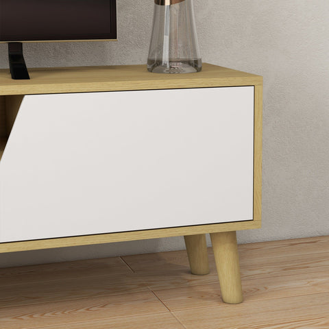 Rootz TV Stand - Scandinavian Lowboard - Entertainment Console - Plenty Storage - 150 x 30 x 42 cm
