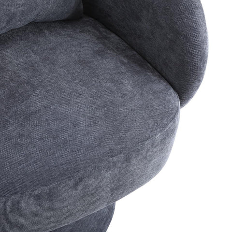 Rootz Modern Leisure Chair - Swivel Chair - Rotating Seat - Comfortable Seating - 67cm x 61.4cm x 77.9cm