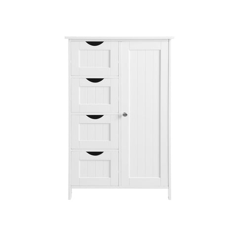 Rootz Bathroom Cabinet - Storage Cabinet - Organizer - White - MDF Boards - 55cm x 82cm x 30cm