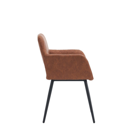 Rootz 2 Piece Makeup Chairs Set - Vanity Chairs - Faux Leather Seating - Ergonomic Comfort - 58cm x 56cm x 80cm