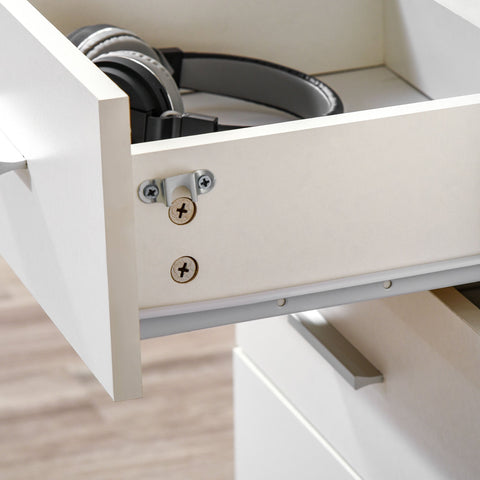 Rootz Office Container - Mobile Storage - Filing Cabinet - Lockable Drawers - Durable Design - 40 x 40 x 61.5 cm