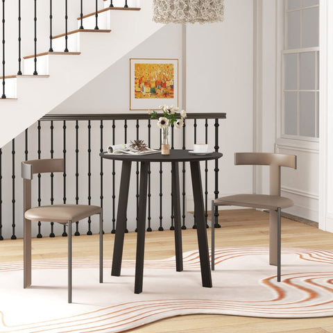 Rootz 2 Seater Dining Table - Kitchen Table - Bistro Table - Elegant & Stable - Ø72cm x 75cm