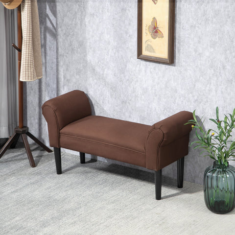 Rootz Contemporary Bank Bench - Stylish Seating - Modern Armchair - Optimal Comfort - 102l x 36b x 51h cm