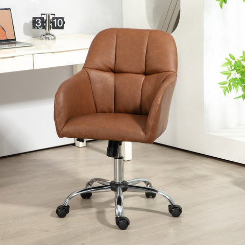 Rootz Rotatable Office Chair - Swivel Chair - Adjustable Seat - High Comfort - 56cm x 56cm x 87-97cm