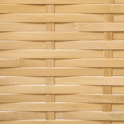 Rootz Room Divider - Folding Partition - Privacy Screen - Bamboo - 3 Parts - Natural - 120 cm x 170 cm x 1.8 cm