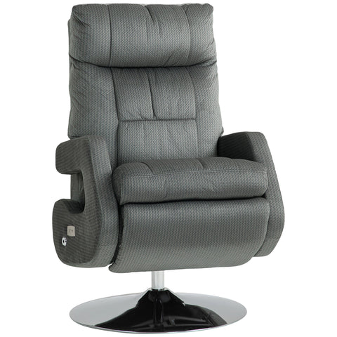 Rootz Electric Recliner Armchair - Upholstery Chair - Velvet Armchair - Ultimate Comfort - 69cm x 157cm x 91-97cm