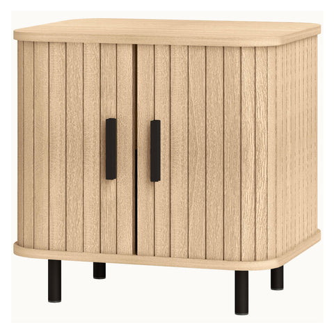 Rootz Bedside Side Table - Nightstand - End Table - Space-Saving Design - 48 x 40 x 48 cm