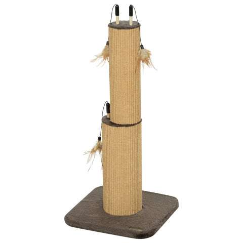 Rootz Scratching Post for Cats - Cat Tree - Climbing Pole - Promotes Healthy Muscles - 35cm x 35cm x 78cm